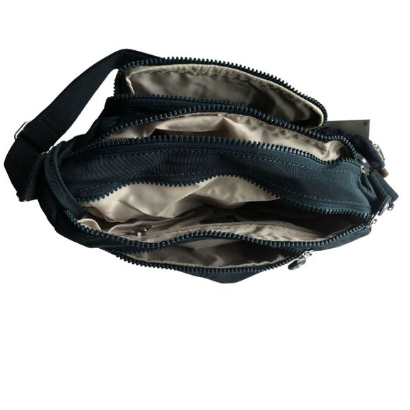 brand new Kipling vintage crossbody bag Reth navy deep blue medium - Picture 4 of 12